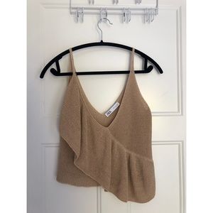 Zara Knit Ruffle Tunic